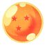 Dywanik wewnętrzny Dragon Ball 4-Star Ball (60 x 60 cm)