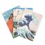 Zestaw 3 notesów A5 The Great Wave of Kanagawa - Hokusai