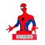 Lampka 3D z budzikiem Mavel - Spider-Man