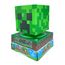 Lampka z zegarkiem 3D Minecraft - Creeper- Zdjęcie 2