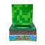 Lampka z zegarkiem 3D Minecraft - Creeper- Zdjęcie 4