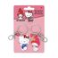 Zestaw 2 metalowych breloków Hello Kitty i Przyjaciele - Hello Kitty i My Melody
