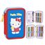 Piórnik podwójny z wyposażeniem Hello Kitty