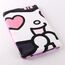Ręcznik plażowy z mikrofibry Hello Kitty - Kuromi with Heart eyes (70x140cm)- Zdjęcie 2