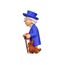 Figurka Minix - Queen Elizabeth II with Corgi- Zdjęcie 4