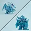 Zestaw 2 figurek Yu-Gi-Oh! Megatoon - Blue Eyes White Dragon & Obelisk the Tormentor (z bonusem)- Zdjęcie 2