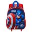 Plecak 3D na kółkach Marvel Captain America Patriot 34 cm- Zdjęcie 2