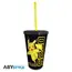 Kubek z pokrywką i słomką Pokémon Pikachu Collage (470 ml)