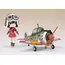 Mini figurka z pojazdem The Kotobuki Squadron - Kylie & Hayabusa
