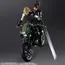 Zestaw 2 figurek z pojazdem Final Fantasy VII Remake Play Arts Kai - Cloud, Jessie & Motor