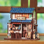 Drewniany model do składania Mini Book Nook - Ramen Shop (z magnesem)- Zdjęcie 2