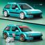 Klocki Hot Wheels - Honda Civic- Zdjęcie 3