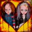 Zestaw 2 lalek Bride of Chucky Living Dead Dolls - Chucky & Tiffany- Zdjęcie 5