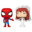 Zestaw 2 figurek Marvel Superhero Couples POP! - Spider-Man & MJ