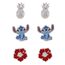 Zestaw 3 par kolczyków Disney - Stitch