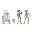 Zestaw 4 figurek Star Wars: The Mandalorian Black Series - R5-D4, BD-72 & Pit Droids