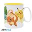 Duży kubek Pokémon - Pikachu & Starters (460 ml)