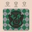 Podkładka materiałowa pod mysz Harry Potter - Slytherin- Zdjęcie 2