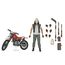 Figurka z pojazdem Teenage Mutant Ninja Turtles (1990) - Casey Jones with Dirt Bike