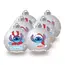 Zestaw 6 plastikowych bombek świątecznych Disney Stitch (srebrne)