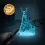 Lampka 3D Harry Potter - Patronus (z pilotem w kształcie różdżki)- Zdjęcie 2