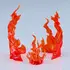 Akcesoria do figurek The Simple Effect Flames: Red