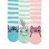 Zestaw 3 par skarpet Disney: Lilo i Stitch - Stitch, Angel & Scrump (39-42)