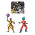 Zestaw figurek Dragon Ball Gold Freezer vs SS Blue Goku (Battle Pack Dragon Stars)