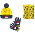 Zestaw zimowy Pokemon - Pikachu (komin, czapka, rękawiczki)