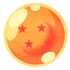 Dywanik wewnętrzny Dragon Ball 4-Star Ball (60 x 60 cm)