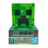Lampka z zegarkiem 3D Minecraft - Creeper