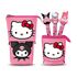 Piórnik z trzema ścieralnymi długopisami Hello Kitty