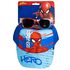 Zestaw czapka z daszkiem z okularami przeciwsłonecznymi Marvel Spider-Man Hero