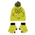 Zestaw czapka zimowa z rękawiczkami The Grinch