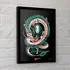 Plakat w ramie Spirited Away Ilustrata The Girl & The Dragon (30 x 40 cm)