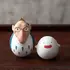 Zestaw 2 mini figurek The Boy and the Heron Roly Poly - Heron & Warawara