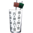 Szklanka Minecraft XXL z metalowymi słomkami (470ml)