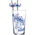 Szklanka Stitch XXL z metalowymi słomkami (470ml)