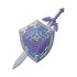 Zegar ścienny The Legend of Zelda Shield & Sword