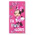 Ręcznik plażowy z mikrofibry Disney - Minnie Fa-Bow-Lous (70x140cm)