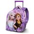 Plecak 3D na kółkach Kraina Lodu - Violet 31cm