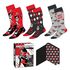 Zestaw 3 par skarpet DC Comics - Harley Quinn (36-43)