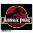 Podkładka materiałowa pod mysz Park Jurajski - Pixel Logo
