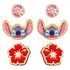 Zestaw 3 par kolczyków na sztyft Disney Stitch #2